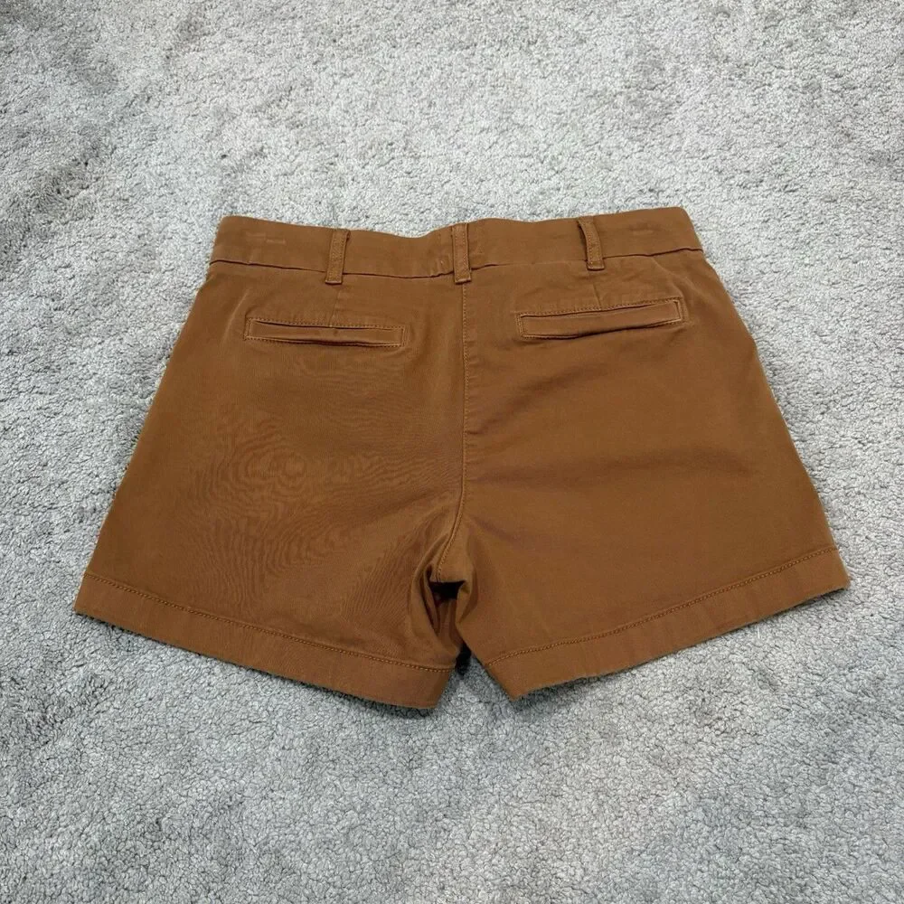 J. Crew 4” Stretch Chino Shorts Honey Brown Size 4